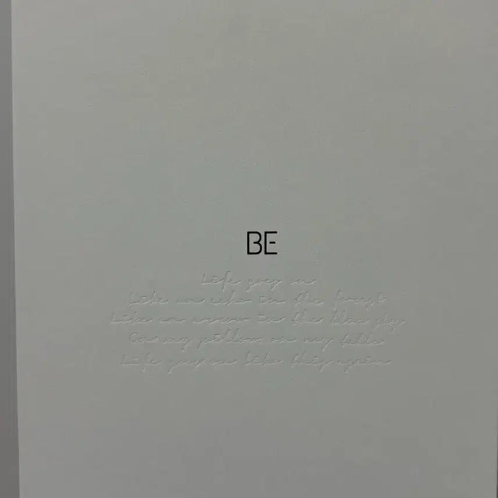 [BUNJANG] BTS BE Album (Full Set) / 방탄소년단 BTS BE 앨범(풀구성)
