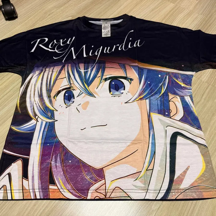 [BUNJANG] Mushoku Tensei Roxy T-Shirt Anime Waifu Figure / 무직전생 록시 티셔츠 애니메이션 미소녀 피규어