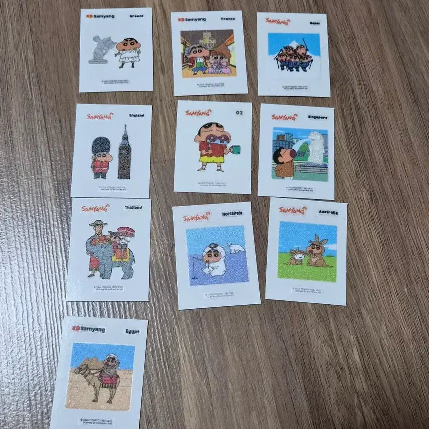 [BUNJANG] Samyang Crayon Shin-chan Seal Sticker Bundle Set / 삼양 짱구 씰 스티커