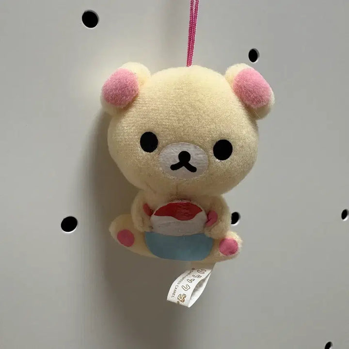 [BUNJANG] San-X Classic Korilakkuma Shaved Ice Plush Strap / (잠깐할인) 고전 코리락쿠마 빙수 인형 스트랩