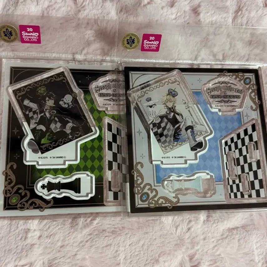 [BUNJANG] Owari no Seraph Sanrio Collaboration Acrylic Stand Diorama Michaela / 일괄) 종말의 세라프 산리오 콜라보 아크릴 스탠드 디오라마 미카엘라 유우