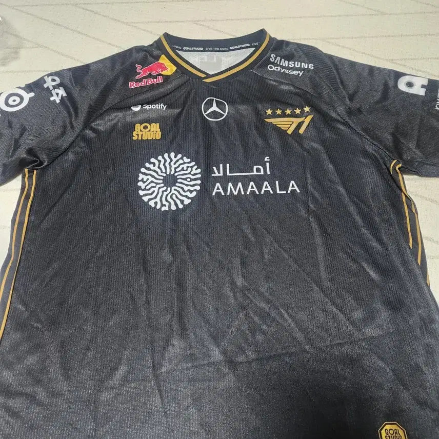 [BUNJANG] T1 2025 Worlds Jersey Black 2XL / 티원 2025 유니폼 월즈 저지 구마유시 블랙 2XL