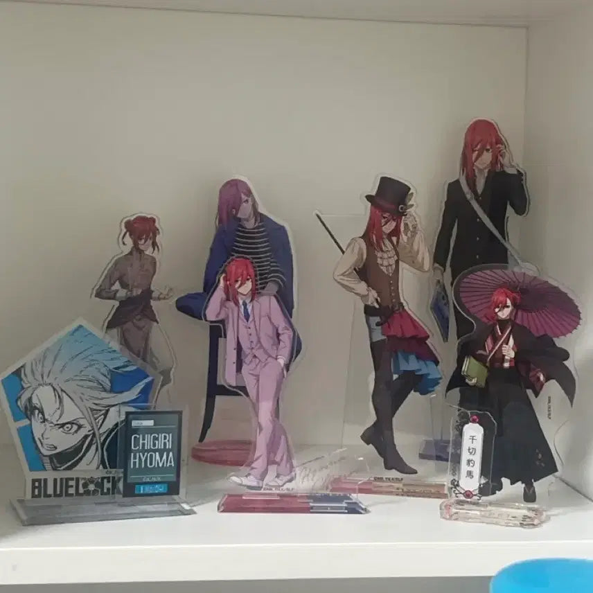 [BUNJANG] Chigiri Hyoma Acrylic Standee Bundle / 블루록 치기리 효마 아크릴 일괄