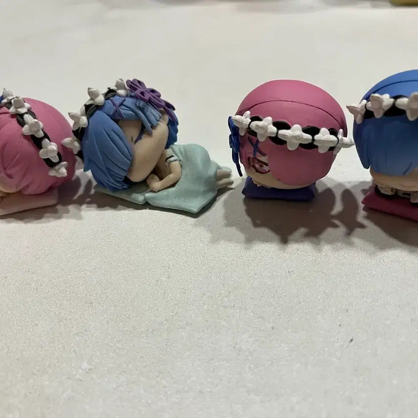 [BUNJANG] Re:Zero Rem &amp; Ram 4-Piece Onemutan Bundle Set / 리제로 오네무탄 렘,람 4종 일괄