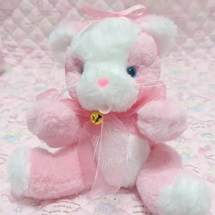 [BUNJANG] Fairy-kei Style Handmade Cat Plush / 작가 핸드메이드 인형 페어리계 고양이인헝