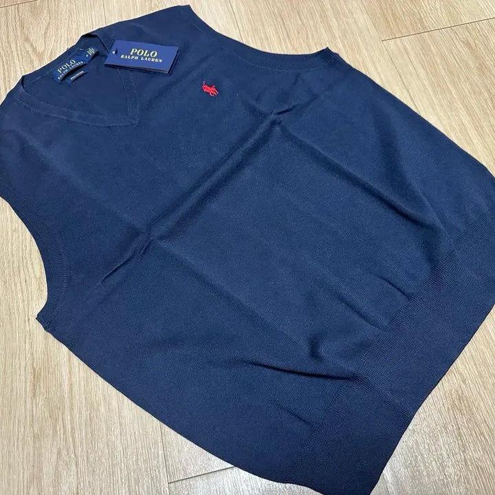 [BUNJANG] Polo Ralph Lauren Pima Cotton Vest Navy M New / 정품) 폴로 랄프로렌 피마코튼 조끼 네이비 M 새상품