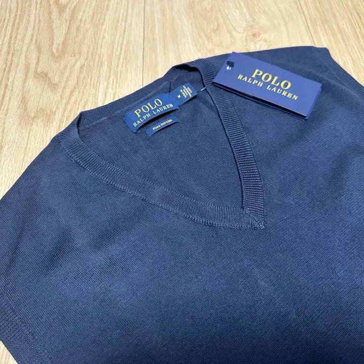 [BUNJANG] Polo Ralph Lauren Pima Cotton Vest Navy M New / 정품) 폴로 랄프로렌 피마코튼 조끼 네이비 M 새상품
