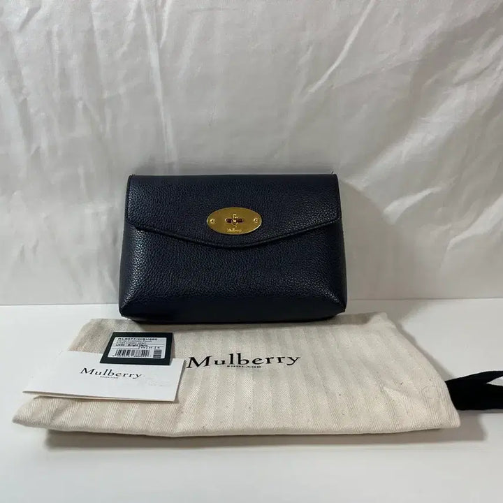 [BUNJANG] Mulberry Darzi Pouch Navy (S) / 멀버리 달리 파우치 네이비 (S)