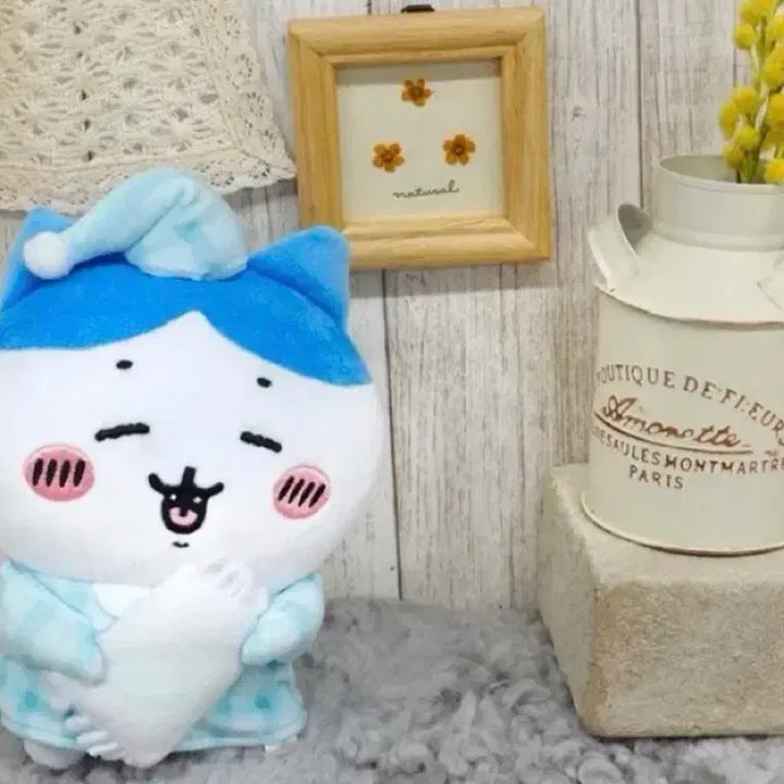 [BUNJANG] Chikawa Hachiware Pajamas Oyasumi Potetama Plush Doll (Sealed) / [미개봉] 치이카와 하치와레 먼작귀 파자마 오야스미 포테타마 누이 인형