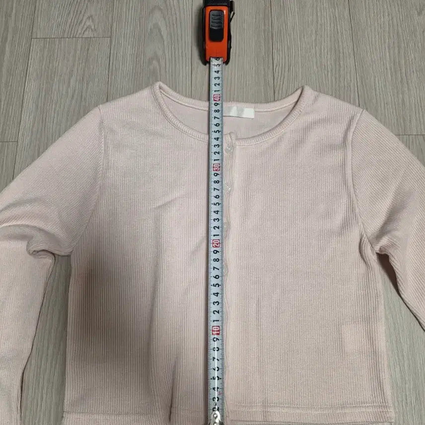 [SOLD OUT] 핑크 골지 크롭 가디건