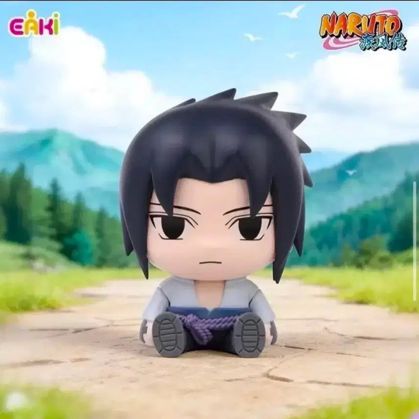 [BUNJANG] Naruto Shippuden Sitting Figure Sasuke EAKI / 나루토 질풍전 앉은 피규어 사스케 EAKI