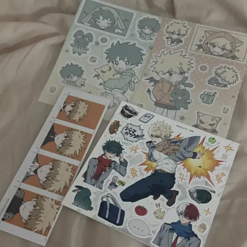 [BUNJANG] My Hero Academia "Common Goods" Sticker Set / 통판 비공굿 스티커 | 나의 히어로 아카데미아