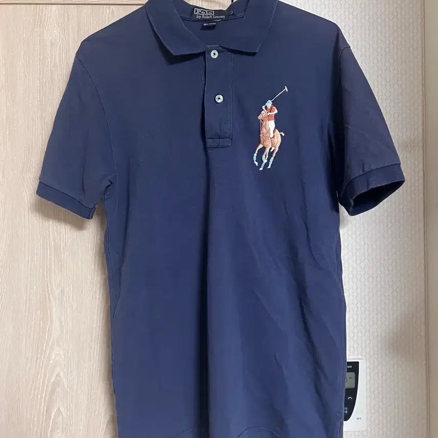 [BUNJANG] Polo Ralph Lauren Big Pony Chieftain Polo Shirt / 폴로랄프로렌 빅포니 네이비 치프키프 카라티