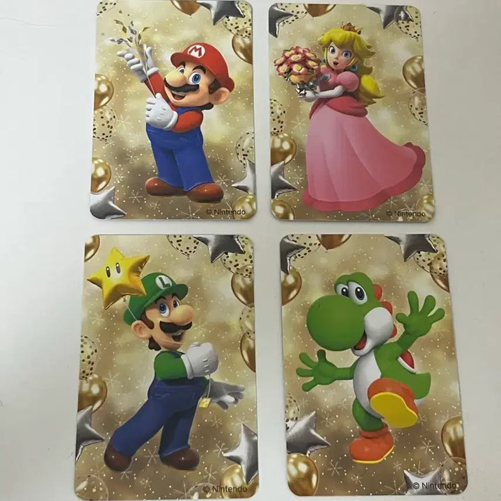 [BUNJANG] Nintendo Super Mario Jamsil Pop-up Exclusive 4 Photocard Set / 닌텐도 잠실 팝업 슈퍼마리오 특전 포토카드 4종 세트
