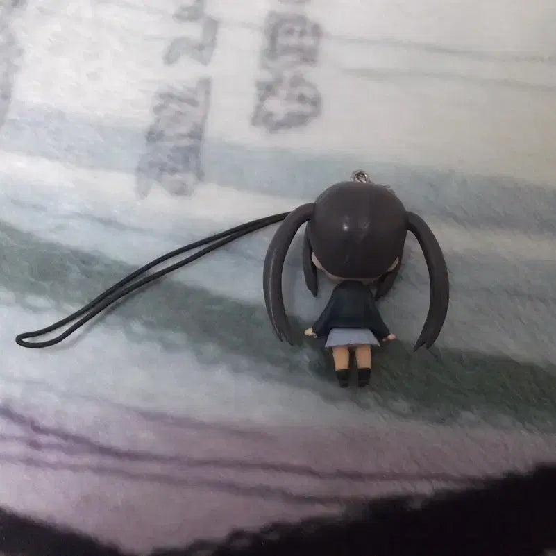 [BUNJANG] K-ON! Azusa Nakano Nendoroid Figure Keychain Strap / 케이온 나카노 아즈사 넨도 피규어 키링 스트랩 고전 미소녀