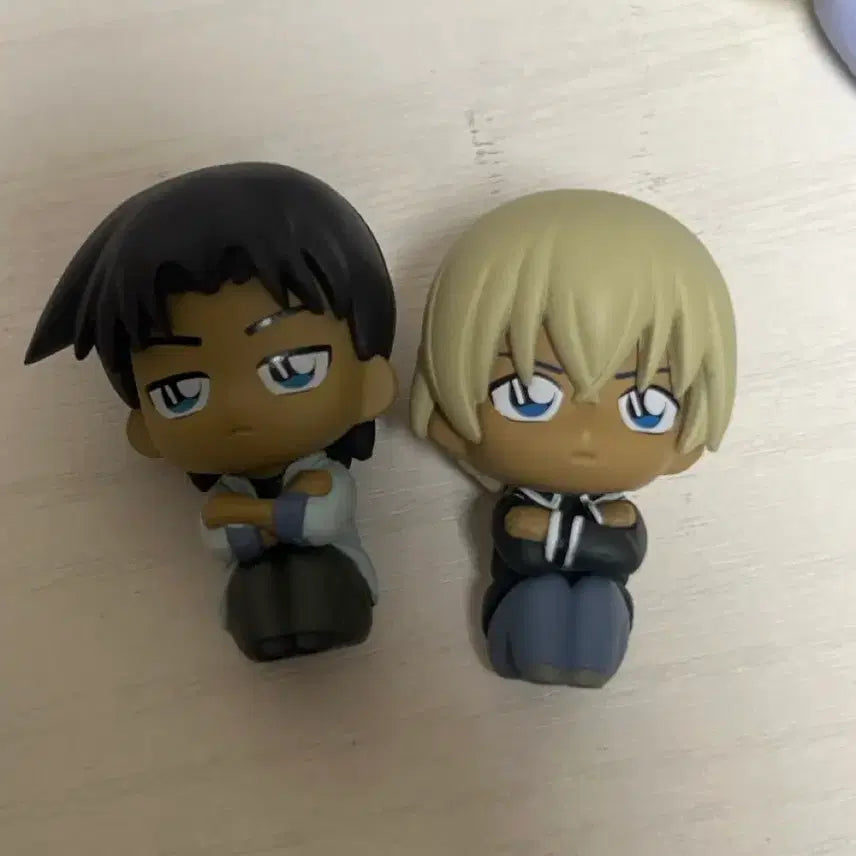 [BUNJANG] Detective Conan Maki Bocce Heiji &amp; Amuro Gacha Set / 명탐정코난 마치보케 헤이지 아무로 가챠 2종 일괄