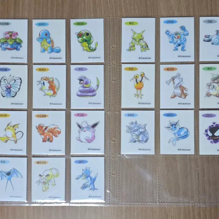 [BUNJANG] Pokemon Artwork Stickers - Trading / 포켓몬 아트워크띠부씰 교환