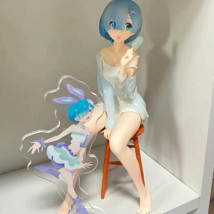 [BUNJANG] Re:Zero Rem Noodle Stopper Figure with Acrylic Stand / 리제로 렘 누들스토퍼