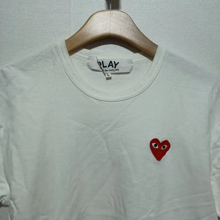 [BUNJANG] Comme des Garçons Short Sleeve T-Shirt L / 꼼데가르송 반팔 티셔츠 L (26A577)