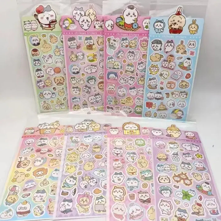 [BUNJANG] Chiikawa Usagi Deco Sticker Set / 치이카와 우사기 다꾸 스티커 모음