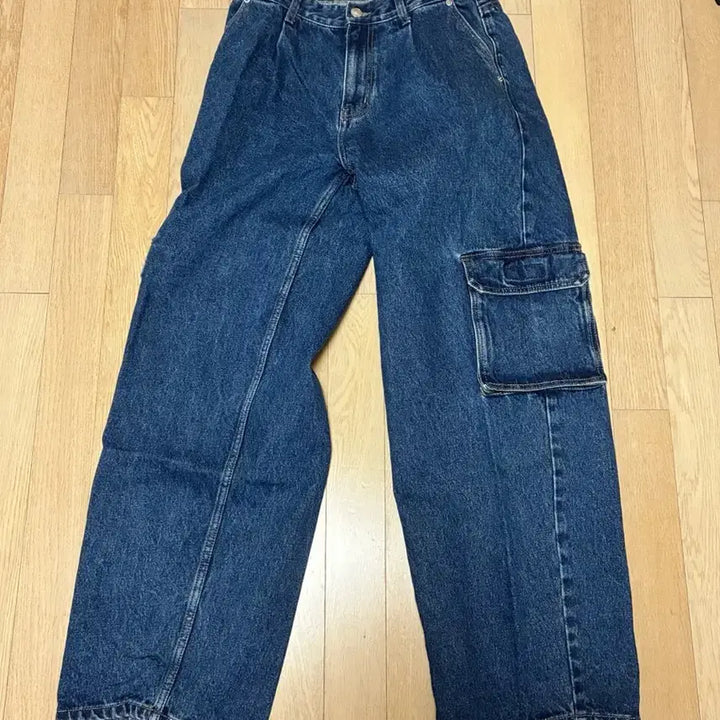[BUNJANG] Fieldworker Denim Cargo Pants / 필드워커 데님 카고팬츠