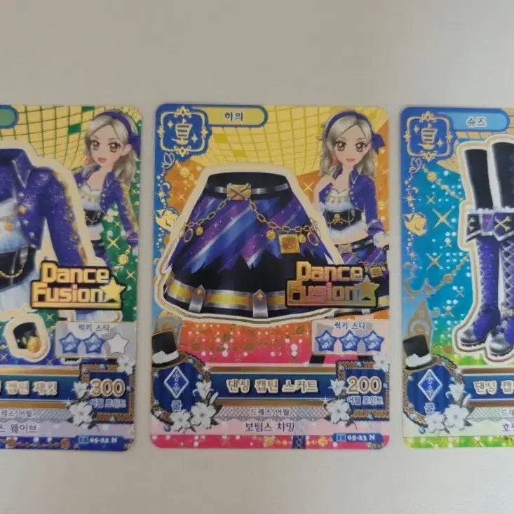 [BUNJANG] Aikatsu Dancing Captain Set Rin Trading Cards / 아이엠스타카드 아이카츠카드 댄싱캡틴세트 린
