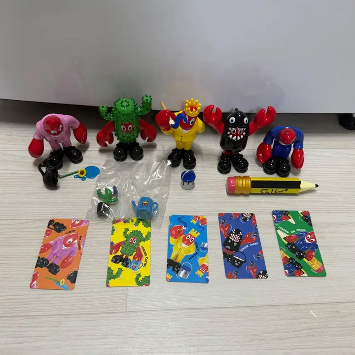 [BUNJANG] POP MART Philippe Starck Lobster Land Series (Opened) Set of 5 / 팝마트 필립 콜버트 랍스터 랜드 시리즈 5개 세트 (개봉)