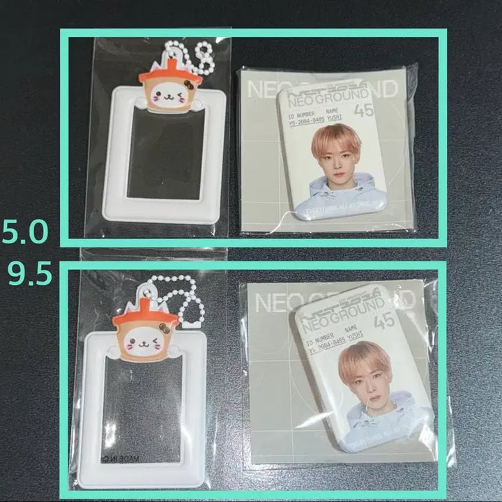 [BUNJANG] NCT NCT NATION Neo Ground Yushi "Neo Ground" Exhibition Acrylic ID Holder &amp; Badge Set / 엔시티 10주년 가챠 유우시 팝업 전시 증사홀더 뱃지 아이디 홀더 캔뱃지