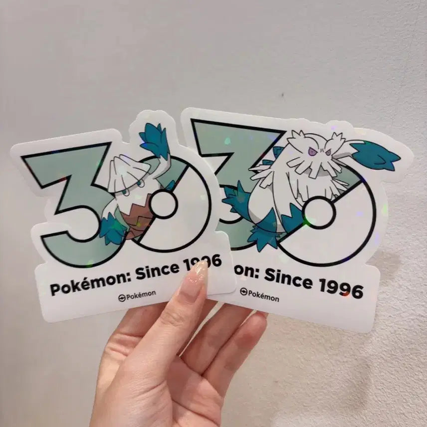 [BUNJANG] Pokemon 30th Anniversary Snowit Snowball Sticker Set / 눈쓰개 눈설왕 포켓몬 30주년 스티커