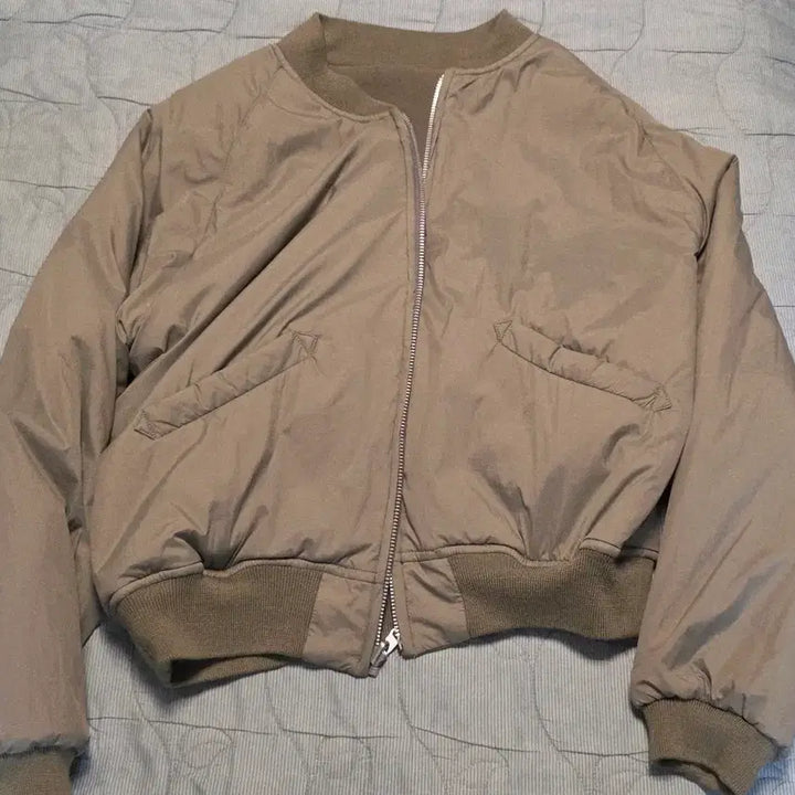 [BUNJANG] Brown Yak Reversible Moleskin Blouson Olive Grey Size 3 / 브라운야드 리버서블 몰스킨 블루종 올리브 그레이 3사이즈