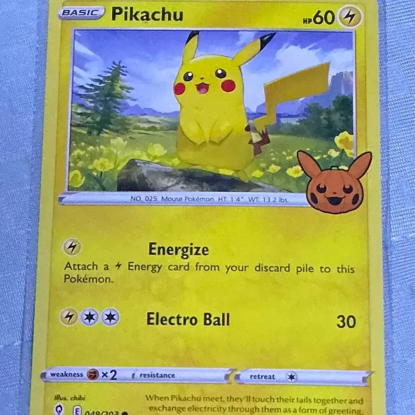 [BUNJANG] North American Halloween Promo Pikachu Pokémon Card / 북미 포켓몬카드 할로윈 프로모 피카츄
