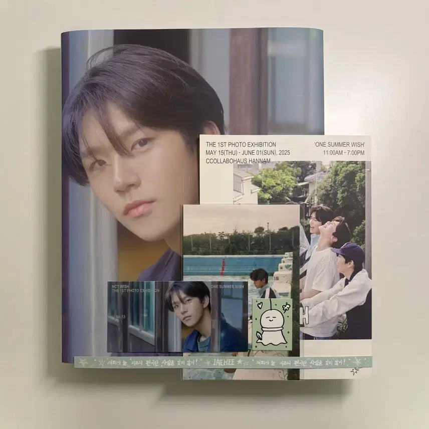[BUNJANG] NCT WISH One Summer Wish Exhibition Photobook POB / 엔시티위시 원서머위시 여름 전시회 포토북 특전 포함