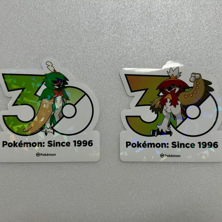 [BUNJANG] Pokemon 30th Anniversary Logo Stickers Hisuian Typhlosion / 포켓몬 30주년 로고 스티커 모크나이퍼 + 히스이 모크나이퍼