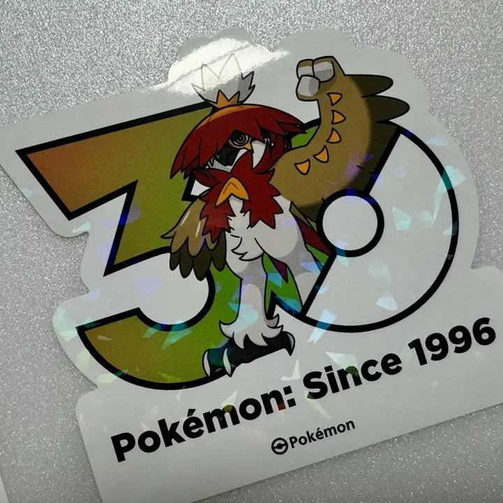 [BUNJANG] Pokemon 30th Anniversary Logo Stickers Hisuian Typhlosion / 포켓몬 30주년 로고 스티커 모크나이퍼 + 히스이 모크나이퍼