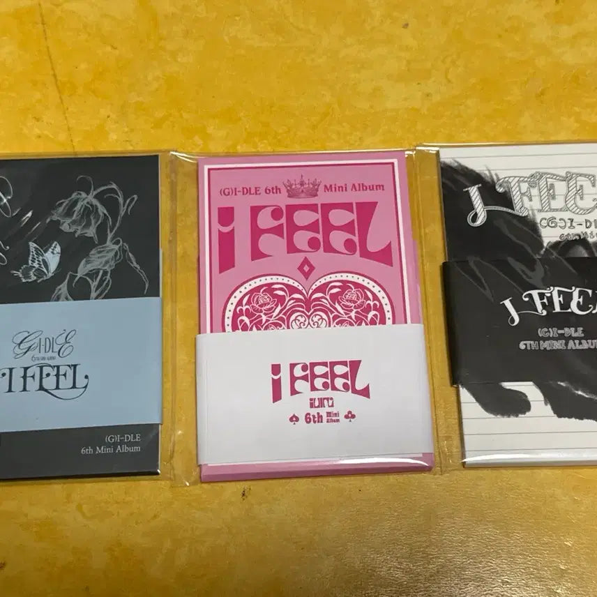 [BUNJANG] (G)I-DLE I feel 3rd Mini Album Set (Sealed) / 미개봉) (여자)아이들 I feel 미니앨범 3종 세트