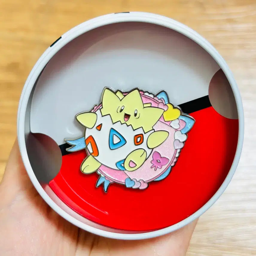 [BUNJANG] Pokemon 1st Edition Random Badge - Togepi / 포켓몬 100 랜덤뱃지 1탄 - 토게피