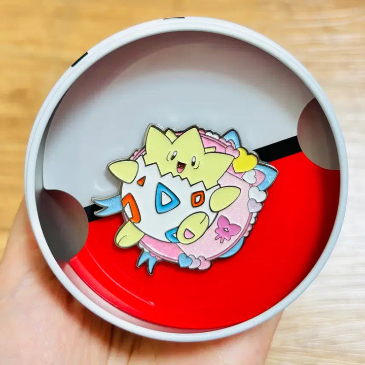 [BUNJANG] Pokemon 1st Edition Random Badge - Togepi / 포켓몬 100 랜덤뱃지 1탄 - 토게피