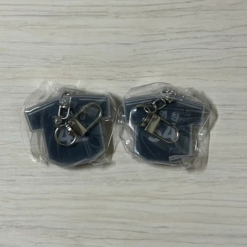 [BUNJANG] LG Twins Away Uniform Keychain - Kim Jin Sung / Yoo Young Chan / [미개봉 새상품] 엘지트윈스 원정 유니폼 키링