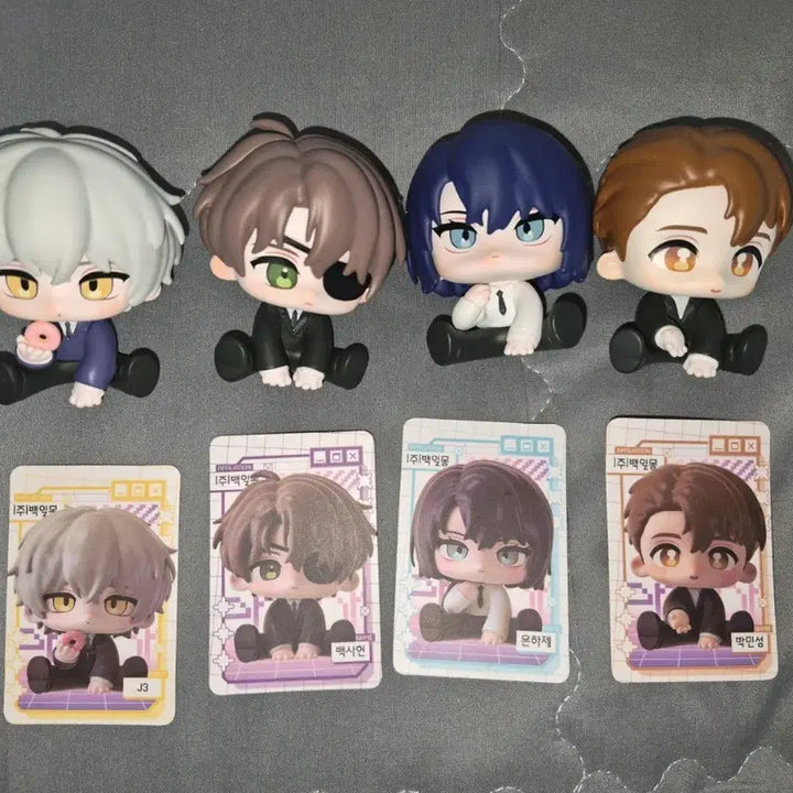 [BUNJANG] Gaedam Geulgoe All Sit Figure Bundle Set / 괴담출근 모두 앉아 피규어 일괄