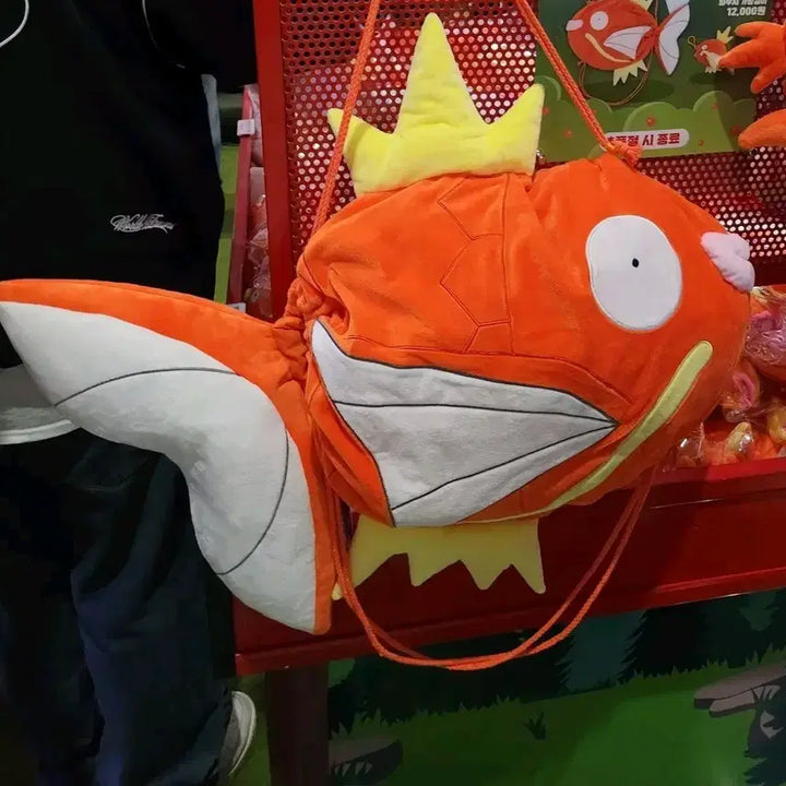 [BUNJANG] Pokemon Magikarp Drawstring Bag Backpack / 포켓몬 잉어킹 조리개 가방 백팩 코엑스 스포츠 데이
