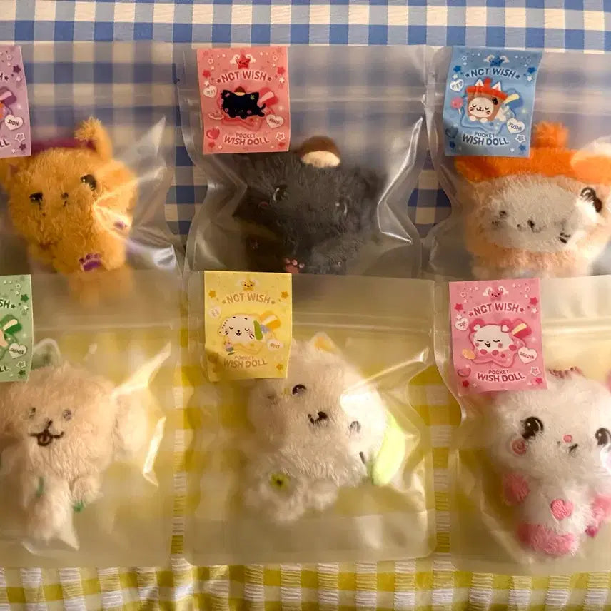 [BUNJANG] NCT WISH Pocket Wish Doll Bundle Set (Sealed) / 엔시티위시 포켓위시돌 시오닝쿠리버블냥댕트리버룐룐팡이 위시니니엔시티팝업