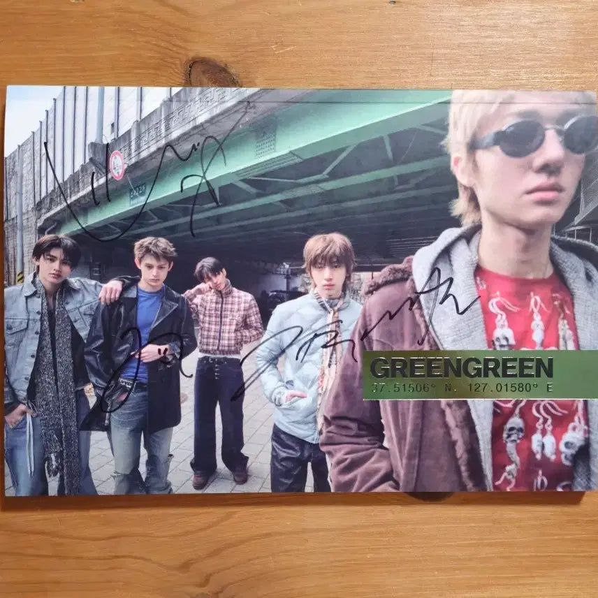 [BUNJANG] Cortis Greens Signed Album Photocard / 코르티스 그린그린 싸인앨범