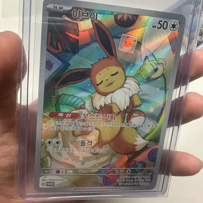 [BUNJANG] Pokemon Card Eevee Promo 132/SV-P / 이브이 프로모 promo 132/SV-P (포켓몬카드)