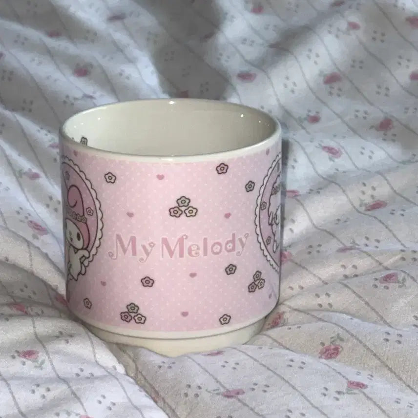 [BUNJANG] Sanrio My Melody Piano-chan Ceramic Mug 2007 Vintage / 2007 마이멜로디 피아노짱 도자기 머그컵