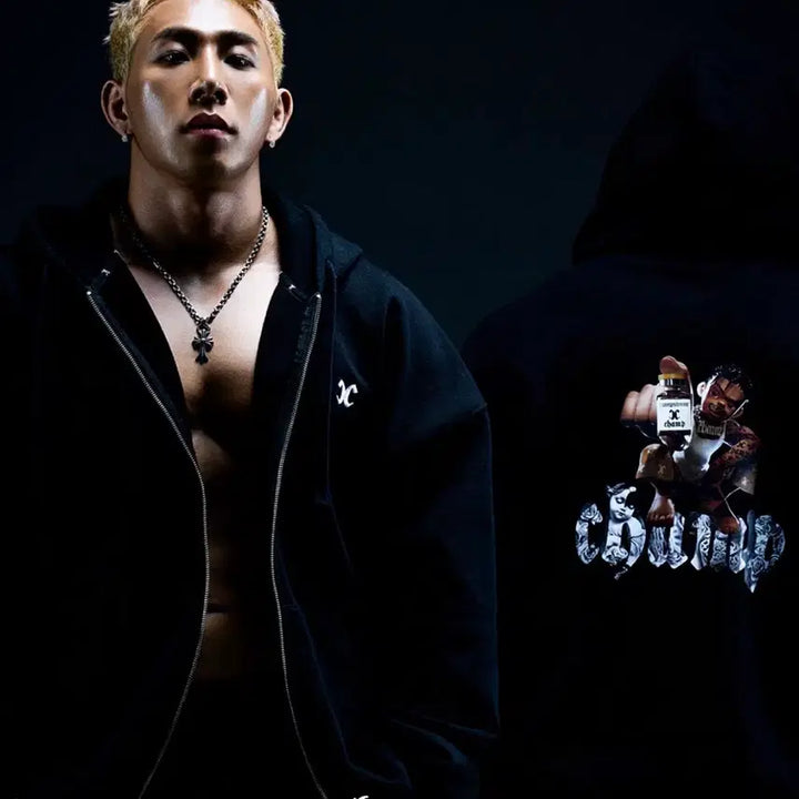 [BUNJANG] CHAMP Gymwear Zip-Up Hoodie Size 1 / champ 챔프 짐웨어 후드집업 1사이즈