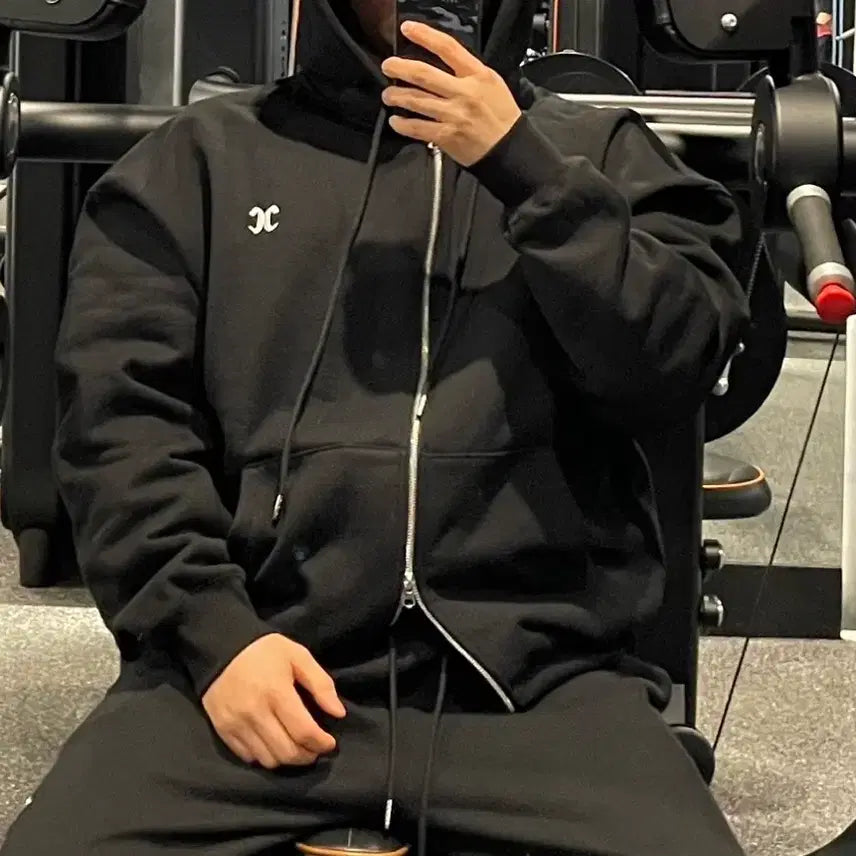 [BUNJANG] CHAMP Gymwear Zip-Up Hoodie Size 1 / champ 챔프 짐웨어 후드집업 1사이즈