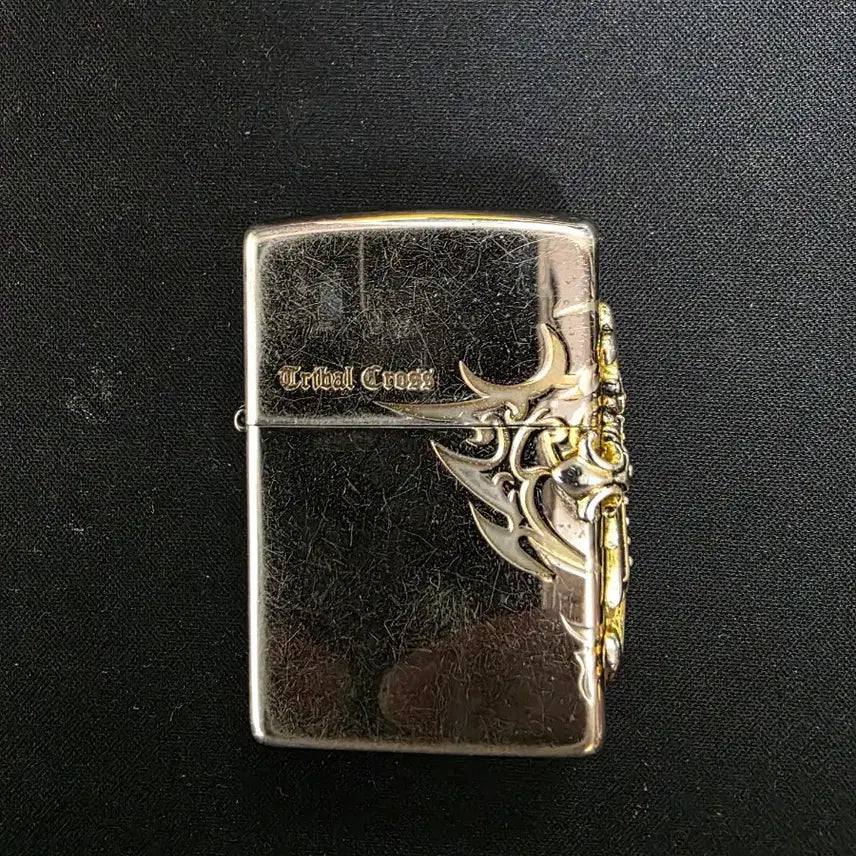 [BUNJANG] American Made Tribal Cross Design Zippo Lighter / 미국산 트라이벌 크로스 디자인 지퍼 라이터
