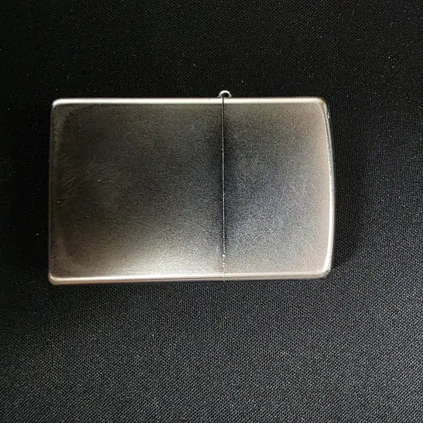 [BUNJANG] American Made Silver Matte Zipper Lighter / 미국산 실버 무광 지퍼 라이터