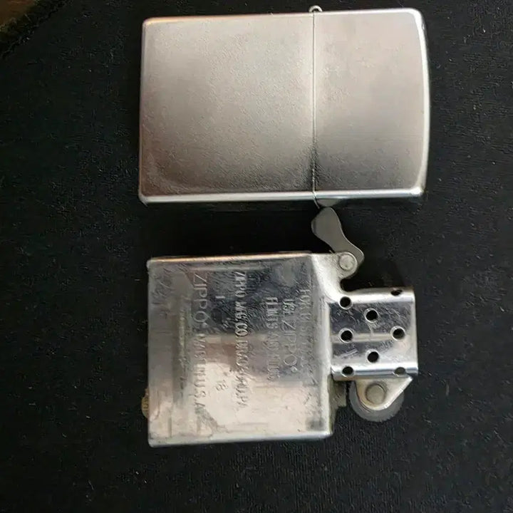 [BUNJANG] American Made Silver Matte Zipper Lighter / 미국산 실버 무광 지퍼 라이터