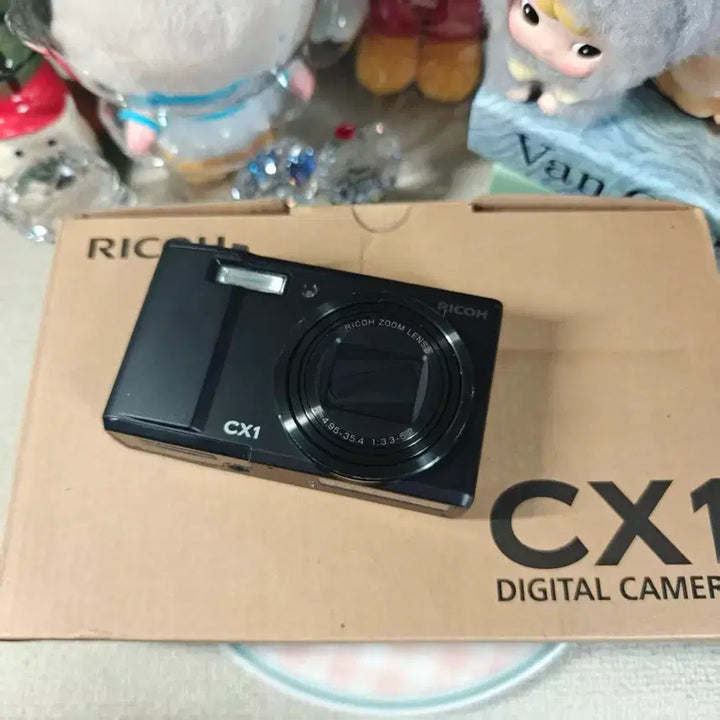 [BUNJANG] Ricoh CX1 Black Full Box Set / 리코 CX1 검정색 폴박스 세트